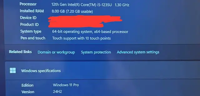 HP ProBook 440 G9 Touchscreen 12th Gen Laptop 8gb Mem 256gb SSD62863261333506123