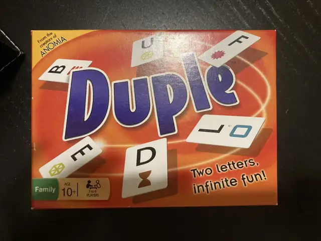 Duple Boardgame Card Letters Game64534650701443120