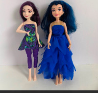 DISNEY DESCENDANTS DOLLS MAL AND EVIE isle of the lost