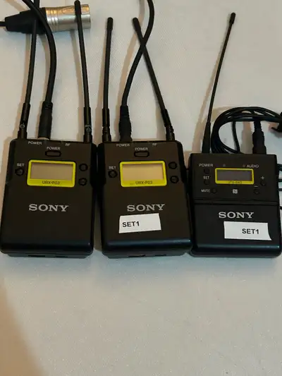 Sony Wireless Lavalier Kit – UTX-B40 + 2x URX-P03 Receivers, View more