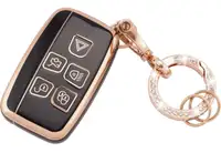 Land Rover Key Fob Cover with Bling Keychain