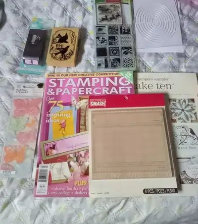 Craft Bundle misc stamps not used, View more