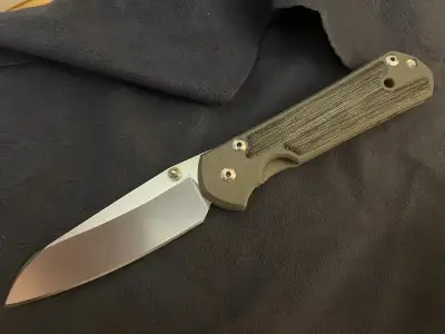 Chris Reeve Knives Large Sebenza 21 Black Micarta Insingo, View more