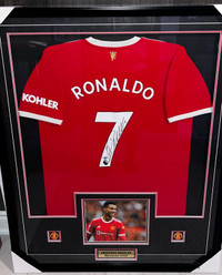 Cristiano Ronaldo Autographed Framed Jersey