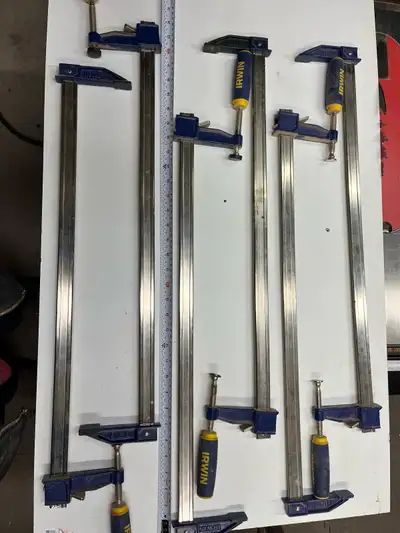 Woodworking Glue-Up Clamp Set – 6 Irwin 27.5 ” Clamps, View more