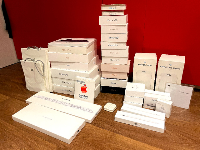 APPLE PRODUCT BOXES Various, all empty in Laptop Accessories in City of Toronto