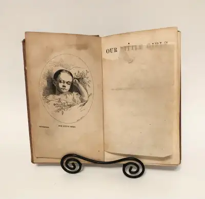 1858 Antique Victorian Book : "Our Little Girls" Katherine Kent, View more