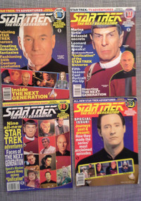 Star Trek Next Generation magazines from the 90s. classic