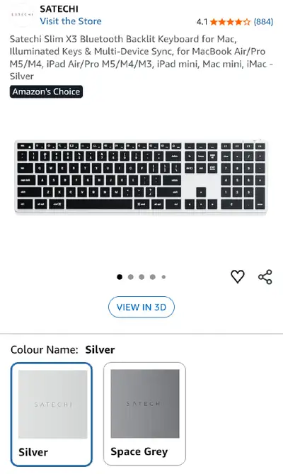 Satechi Slim X3 Keyboard, View more