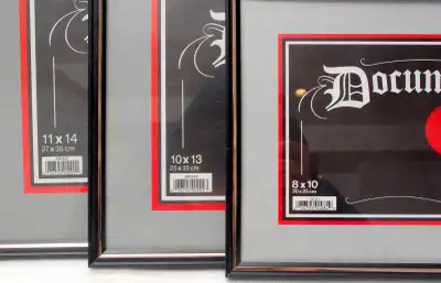 Document Wall Frames w. Glass for Picture Certificate Degree, View more