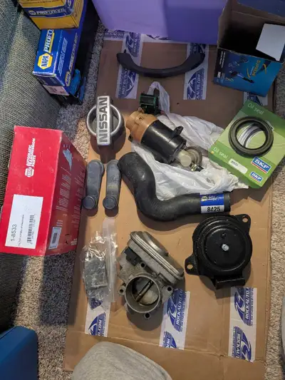Send me a message for prices. Alternator is $100. Throttle is from the 4cyl, everything else is from...