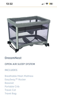 HALO DreamNest Plus Open Air Sleep System