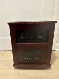 NOMA Wood Cabinet Infared Space Heater 