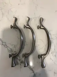 Brushed Nickel drawer handles