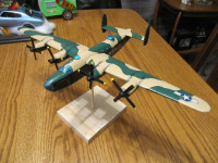 World War 2 Liberator airplane wood hand made model