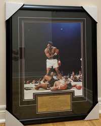 Muhammad Ali vs Liston Framed Photo