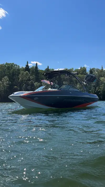 Meticulously maintained 2015 Moomba Mondo has been serviced at Martin Motorsports in Saskatoon and h...
