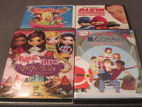 DVD pour enfants : Bratz, Polly Pocket, Sixteen et Chipmunks