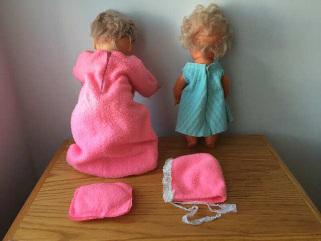Poupées + lit en tissu transportable pour poupées dans Jouets et jeux  à Longueuil/Rive Sud - Image 3