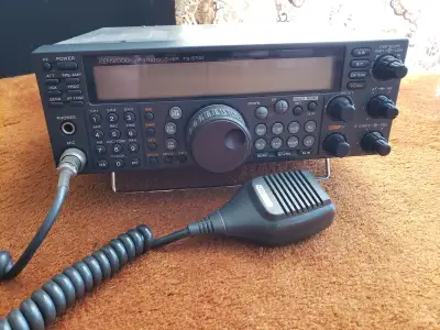 Kenwood TS-570D HF Transceiver with power supply, View more