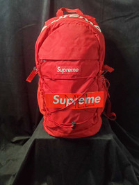 Supreme Authentic backpack Cordura 210 Denier backpack red SS16