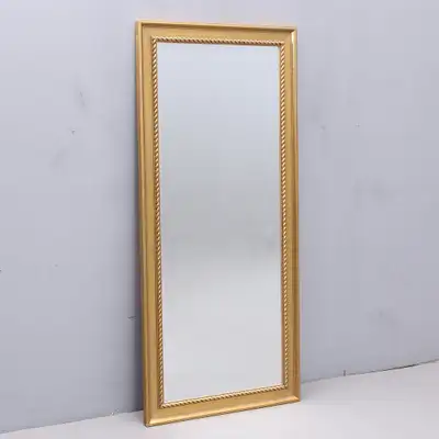 Mirror Ornate Gold Leaf Finish Beveled Glass 65” x 30” “ New ", View more