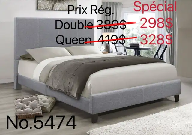 100%NEUF!!! Des lits et des meubles à Liquidation!!! in Beds & Mattresses in City of Montréal - Image 10