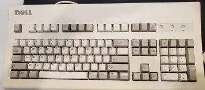 Dell AT101W wired ps/2 mechanical keyboard, View more