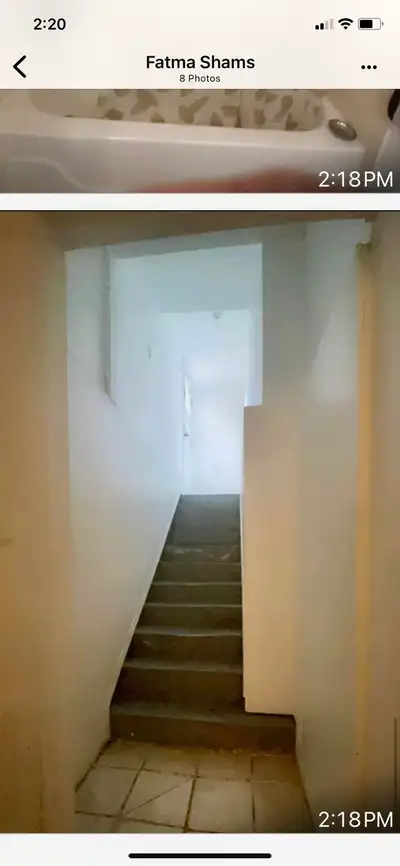 One spacious bedroom with large livingroom use as 2nd bedroom. Large kitchen/bathroom. Ensuite laund...