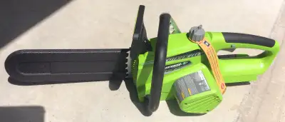 Earthwise Lithium 24 volt chainsaw, Voir plus