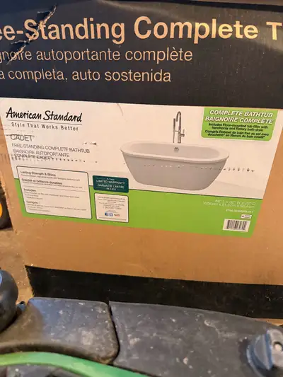 American Standard Cadet Free-Standing Bathtub, View more