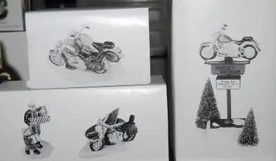 Department 56 Harley Davidson Accessories - 7 to choose from, View more