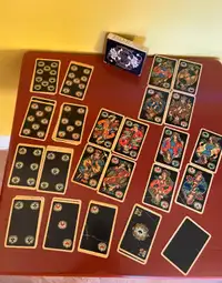 Vintage Playing Cards 90s Palekh Russian Style Soviet Cards Game