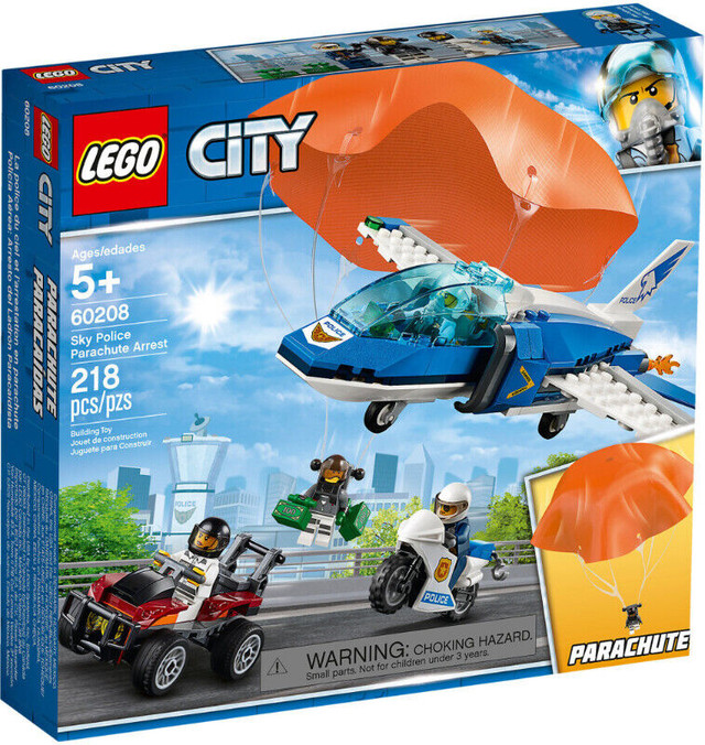 LEGO® City - La police du ciel et l’arrestation en parachute dans Jouets et jeux  à Longueuil/Rive Sud - Image 2