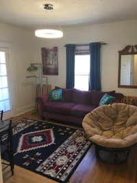 Furnished pet-friendly 2+1 bedroom apt, all utilities included
