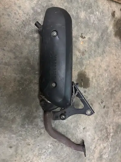 Silencieux BWS Était sur un 2009 Il a été ouvert pour enlever de la laine et resoudé