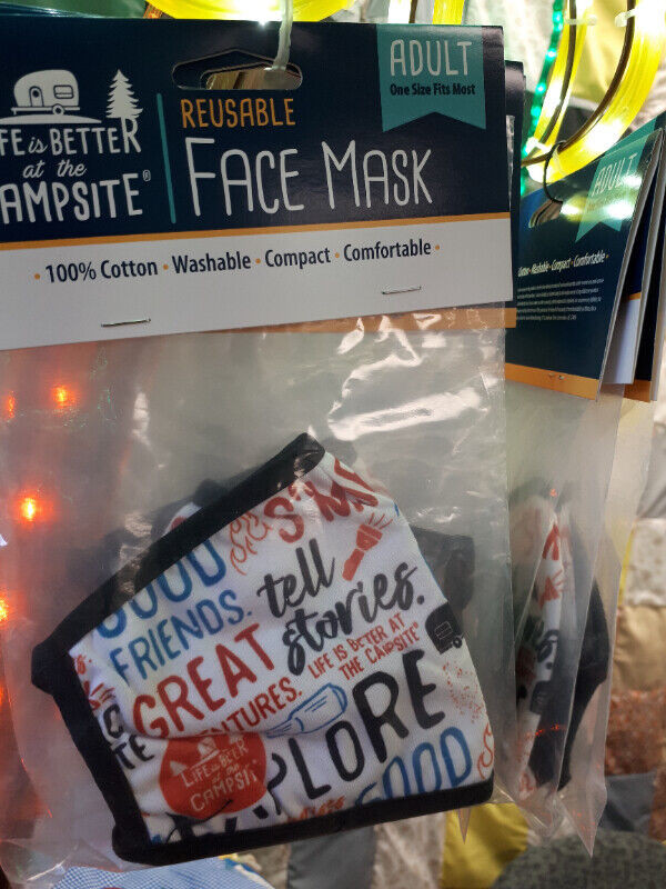 Life is Better at the Campsite Adult Face Mask helps prevent in Health & Special Needs in North Bay - Image 2