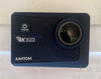 Aimtom 4k 30 FPS action camera w waterproof case 