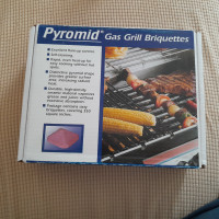 Pyromid Gas Grill Briquettes Brand New