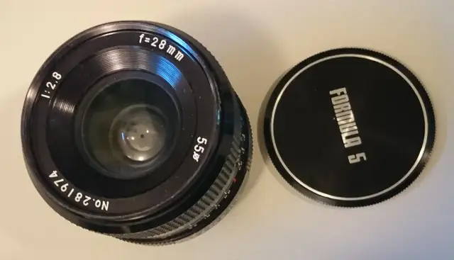 Vintage FORMULA 5 - MC - 28MM F2.8 Camera Focus Lens in Arts & Collectibles in Oshawa / Durham Region - Image 2