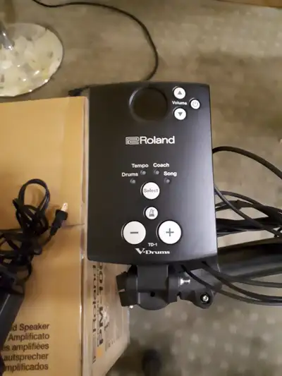Roland V-Drum Set (Electronic) with Roland V-Drum Amp, View more