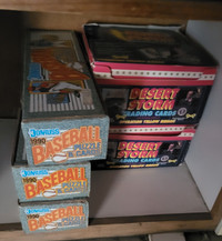 Unopened baseball and desert storm boxes(prices in description)