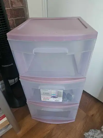 BNIP Qty: 2 $25/ea. Sealed Dimensions: L 14.50" x W 12.60" x H 24.0" Wheels inside drawers FINAL SAL...