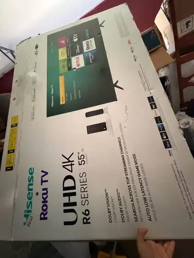 hisense 55” TV, View more