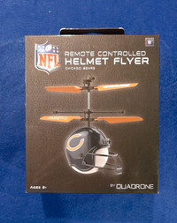 Chicago Bears remote control helmet flyer quadrone mini drone