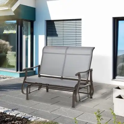 Garden Double Gliding Chair, Patio Glider Armchair for Outdoor,, View more