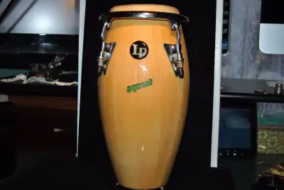 LP Salsa Conga Natural with Gold Hardware, View more