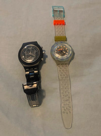 Sweet and Sour swatch watches combo