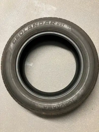 Yokohama Geolander G91 Just over 1 year old, approximately 20,000 km