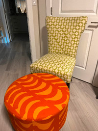 Chair and Ottoman 